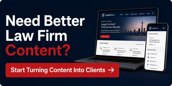 Turn your law firm content into signed clients.