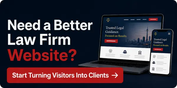 Turn your law firm website visitors into clients.