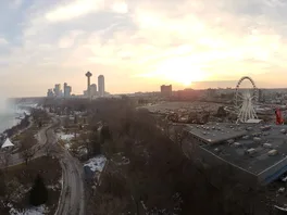 Aerial view of Niagara Falls, Ontario