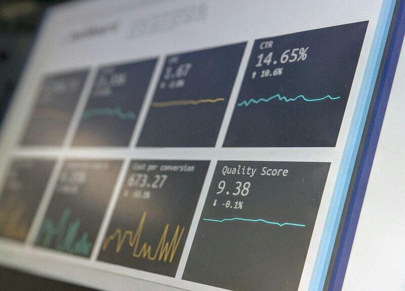 Website audit results showing SEO scores and performance metrics